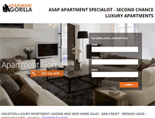 Tablet Screenshot of apartmentgorilla.com